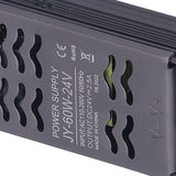 24V Power Supply 60W DC24V IP20 AC110 to 260V to 24V Copper Aluminum Alloy Hollow Design LED Transformer - Extra Image