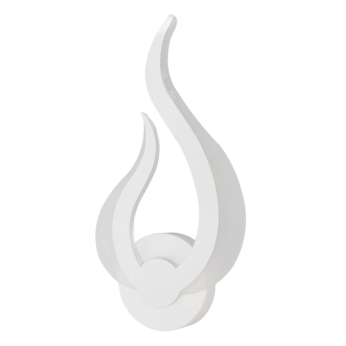 LED Wall Light Flame Shaped Simple Design Acrylic Aluminum Alloy Wall Sconce for Study Corridor Bedroom 85‑265V