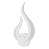 LED Wall Light Flame Shaped Simple Design Acrylic Aluminum Alloy Wall Sconce for Study Corridor Bedroom 85‑265V