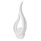 LED Wall Light Flame Shaped Simple Design Acrylic Aluminum Alloy Wall Sconce for Study Corridor Bedroom 85‑265V - Rear View