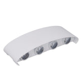 LED Wall Lamp Decorative White Housing White Lighting Indoor Wall Light for Hotel Garden Bedroom 90‑265V 8W