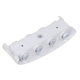 LED Wall Lamp Decorative White Housing White Lighting Indoor Wall Light for Hotel Garden Bedroom 90‑265V 8W