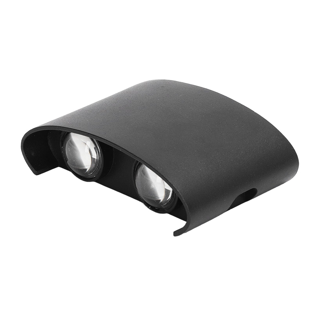 LED Wall Lamp Waterproof Modern Sconce Light Indoor Outdoor Decoration 90‑265V 4W Black Shell Warm Light