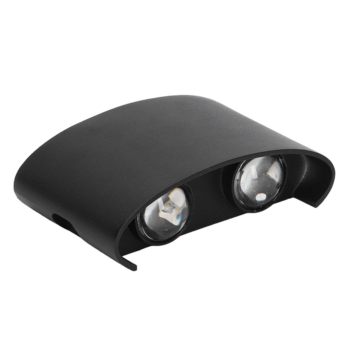 LED Wall Lamp Waterproof Modern Sconce Light Indoor Outdoor Decoration 90‑265V 4W Black Shell White Light