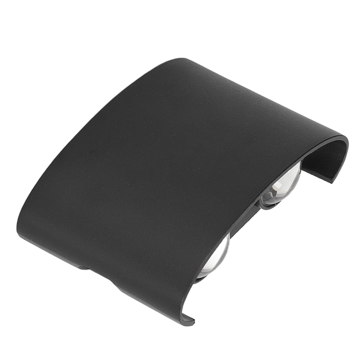 LED Wall Lamp Waterproof Modern Sconce Light Indoor Outdoor Decoration 90‑265V 4W Black Shell White Light