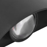 LED Wall Light Waterproof Decorative Aluminum Alloy Black Wall Sconce Lamp for Outdoor 110‑265V Warm Light - Extra Image
