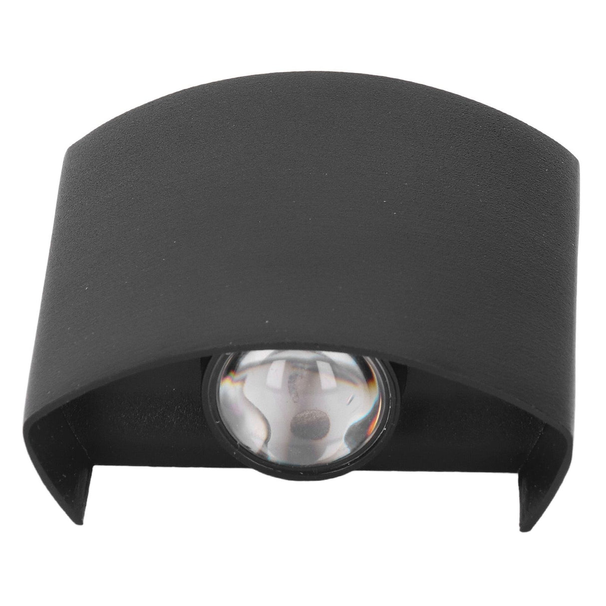 LED Wall Light Waterproof Decorative Aluminum Alloy Black Wall Sconce Lamp for Outdoor 110‑265V White Light