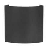LED Wall Light Waterproof Decorative Aluminum Alloy Black Wall Sconce Lamp for Outdoor 110‑265V White Light - Extra Image