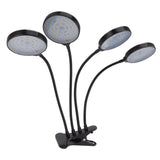 60W 4 Head LED Plant Growing Lights USB Power Supply Clip On Grow Lamp with 5 Dimmable Light Modes for Indoor Plants - Close-Up Angle