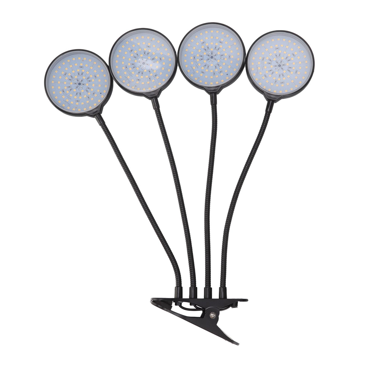 60W 4 Head LED Plant Growing Lights USB Power Supply Clip On Grow Lamp with 5 Dimmable Light Modes for Indoor Plants