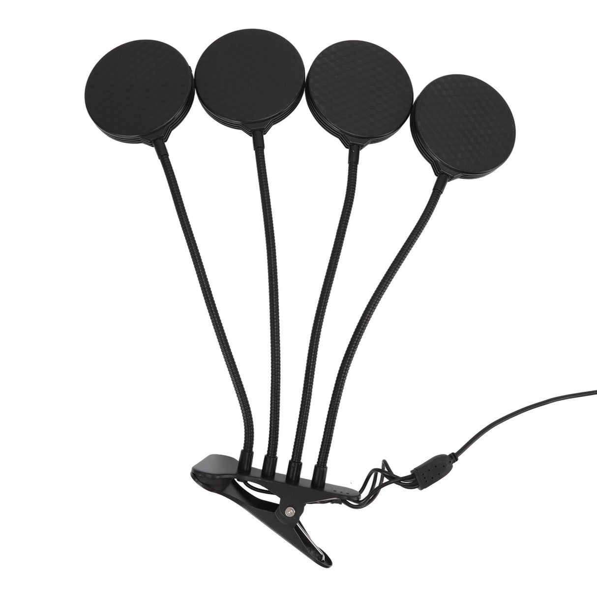 60W 4 Head LED Plant Growing Lights USB Power Supply Clip On Grow Lamp with 5 Dimmable Light Modes for Indoor Plants