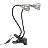 LED Plant Grow Lights Double Head Succulents Grow Fill Light USB Powered Growing Lamp with Clip