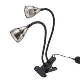 LED Plant Grow Lights Double Head Succulents Grow Fill Light USB Powered Growing Lamp with Clip - 45-Degree Angle