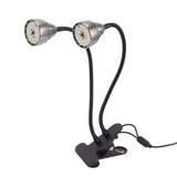 LED Plant Grow Lights Double Head Succulents Grow Fill Light USB Powered Growing Lamp with Clip - Low Angle