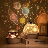 Star Projector Light Rechargeable Rotatable Cute Bow Bedroom Night Light for Children Kids Rechargeable - Side View