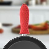 4PCS Silicone Hot Handle Holder and Silicone Auxiliary Handle Holder Iron Pan Handle Covers Pot Holder Handle Kitchen Gadget - Extra Image