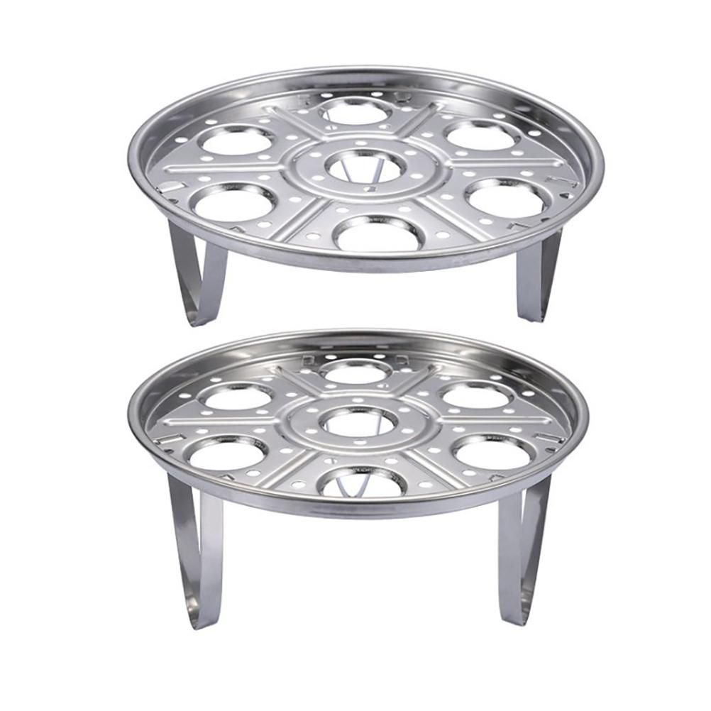 Stainless Steel Steam Rack Multi Functional Stand Heat Resistant Egg Kitchen Utensils