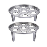 Stainless Steel Steam Rack Multi Functional Stand Heat Resistant Egg Kitchen Utensils