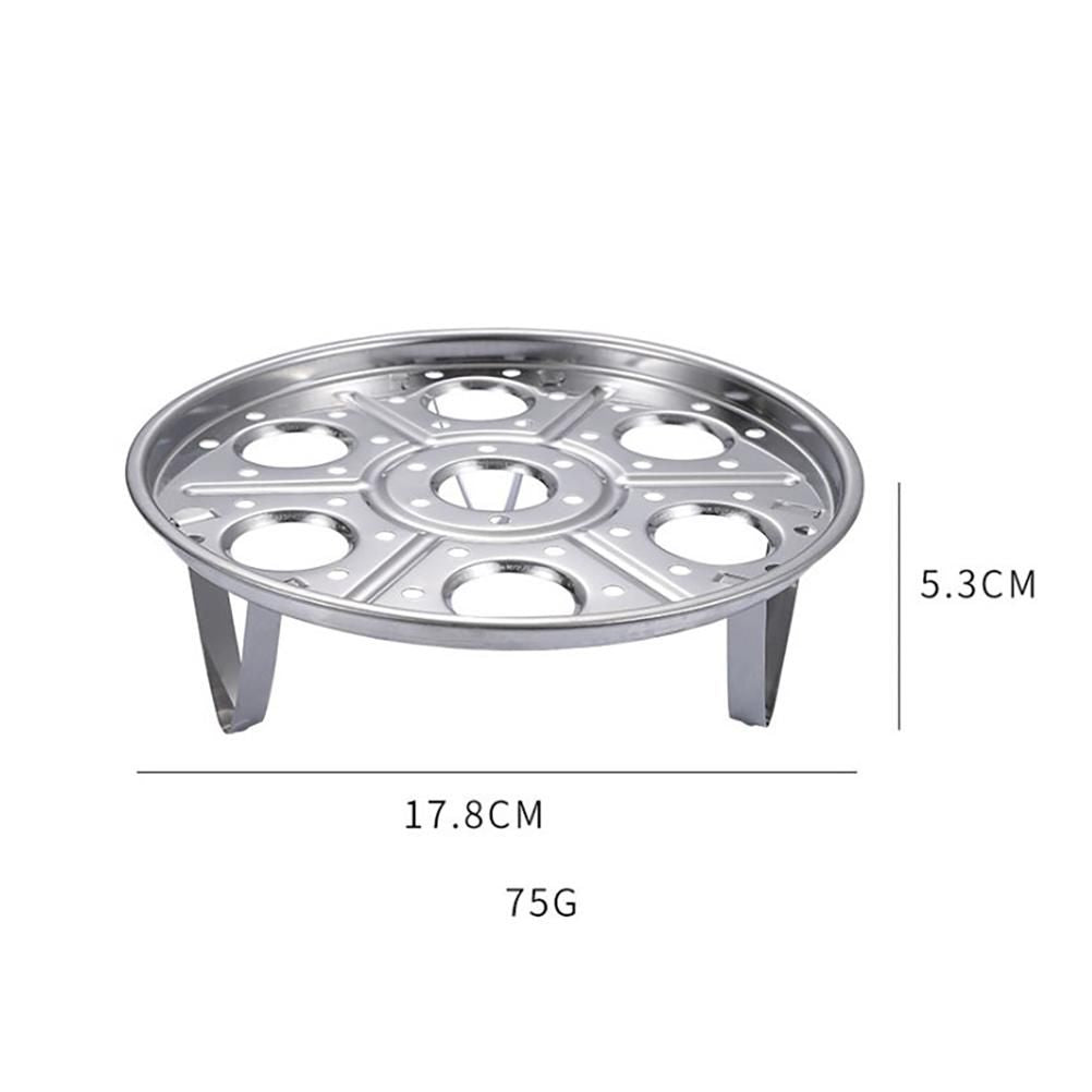 Stainless Steel Steam Rack Multi Functional Stand Heat Resistant Egg Kitchen Utensils