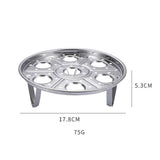 Stainless Steel Steam Rack Multi Functional Stand Heat Resistant Egg Kitchen Utensils