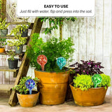 4PCS Plant Watering Globe Garden Watering Glass Drip Ball Automatic Glass Watering System for Indoor Potted Plants - Side View