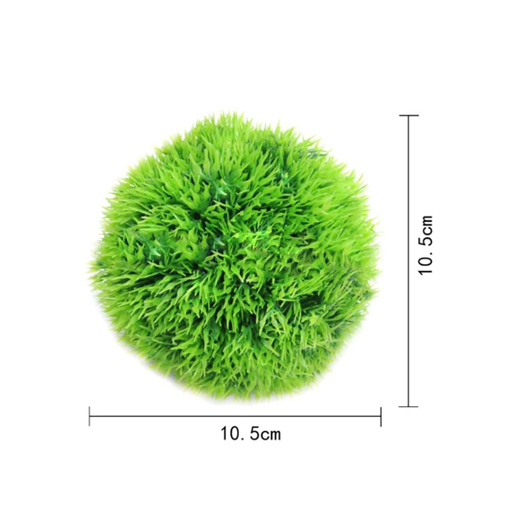 Artificial Aquarium Plants Green Seaweed Balls Simulation Seaweed Landscape Water Weeds Ornament for Fish Tank Decoration