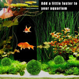 Artificial Aquarium Plants Green Seaweed Balls Simulation Seaweed Landscape Water Weeds Ornament for Fish Tank Decoration