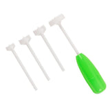 4PCS/Set Veggie Corkscrew Replaceable Vegetable Spiral Cutter Digging Tool with Replaceable Head Kitchen Gadget