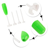 4PCS/Set Veggie Corkscrew Replaceable Vegetable Spiral Cutter Digging Tool with Replaceable Head Kitchen Gadget