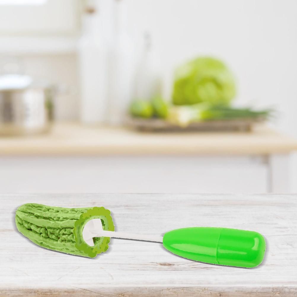 4PCS/Set Veggie Corkscrew Replaceable Vegetable Spiral Cutter Digging Tool with Replaceable Head Kitchen Gadget