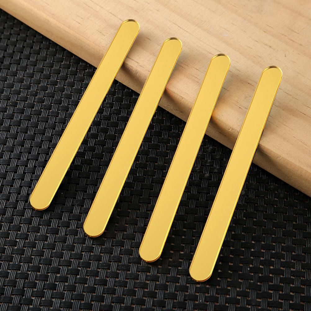50PCS Acrylic Popsicle Sticks Reusable Cakesicle Sticks Party Favors for DIY Ice Cream Popsicle