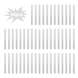 50PCS Acrylic Popsicle Sticks Reusable Cakesicle Sticks Party Favors for DIY Ice Cream Popsicle
