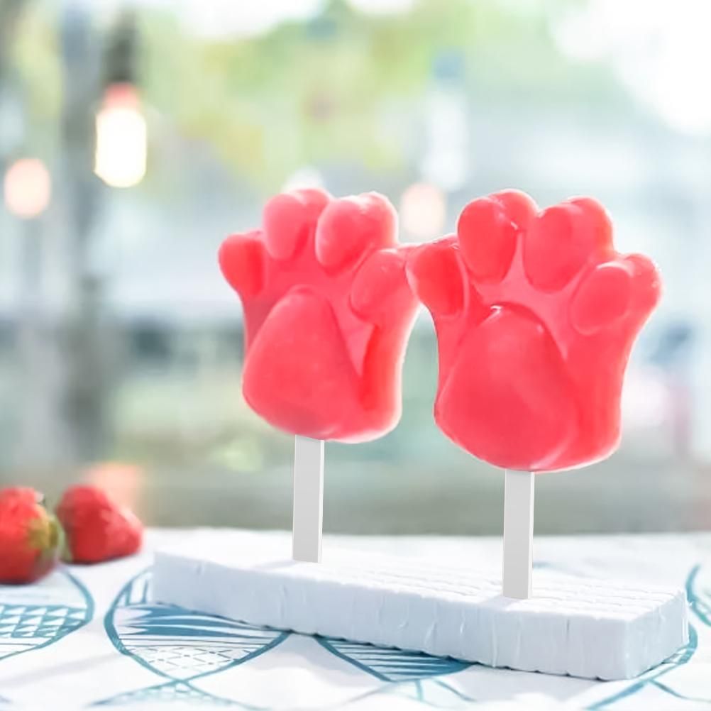 50PCS Acrylic Popsicle Sticks Reusable Cakesicle Sticks Party Favors for DIY Ice Cream Popsicle