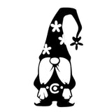 Garden Metal Statues Outdoor Iron Art Decoration Cute Standing Goblin Silhouette for Home Garden Yard Outdoor Decor