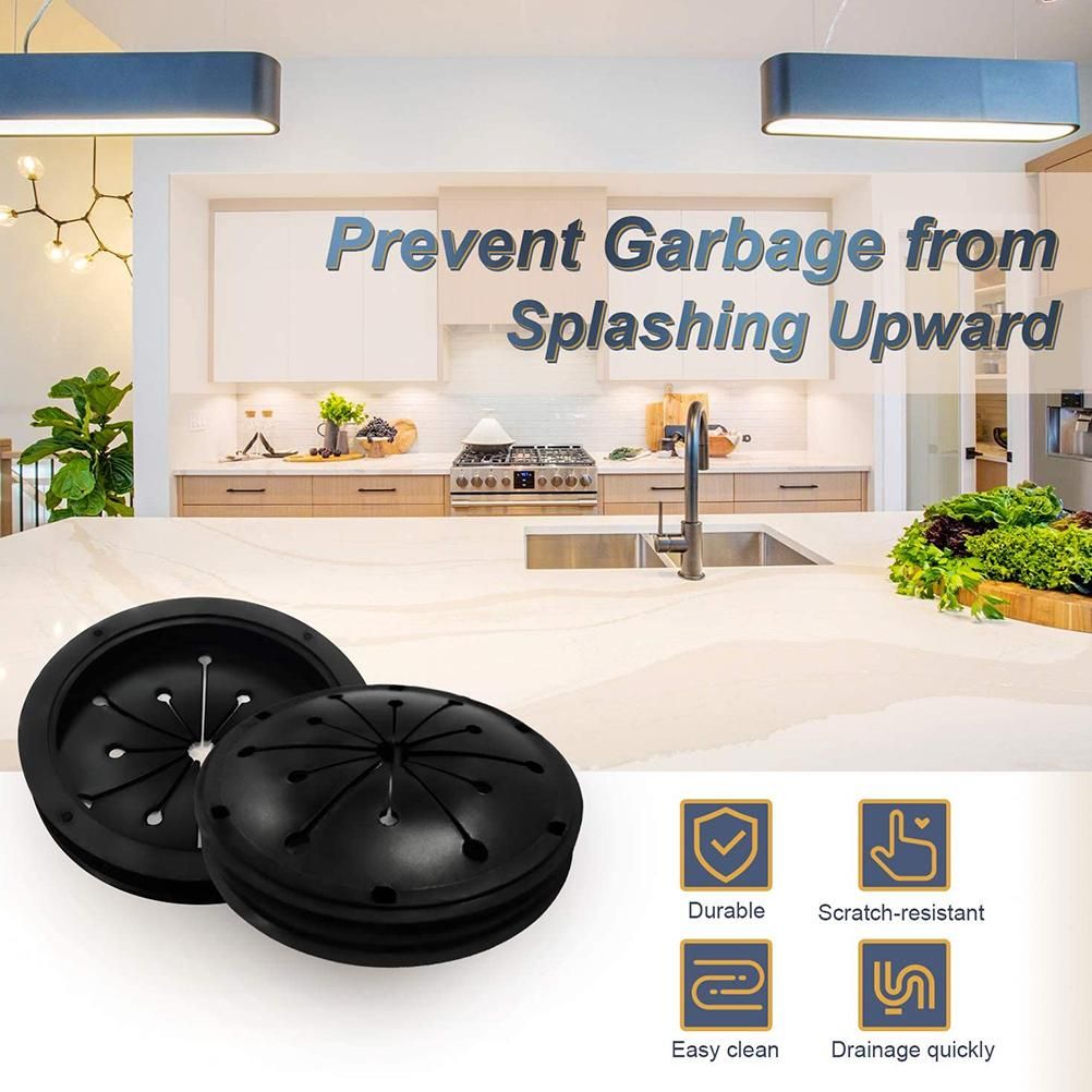 1/2/3PCS Garbage Disposal Splash Guard Kitchen Sink Stopper Food Waste Sink Baffle for Kitchen