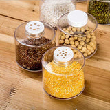 6PCS Spice Storage Boxes Stackable Spice Tower Racks Transparent Seasoning Cans Kitchen Tools