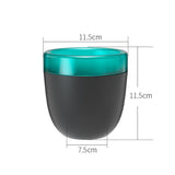 Automatic Self Watering Flower Pot Double Layer Design Planter for Office Home Gardening - Front View