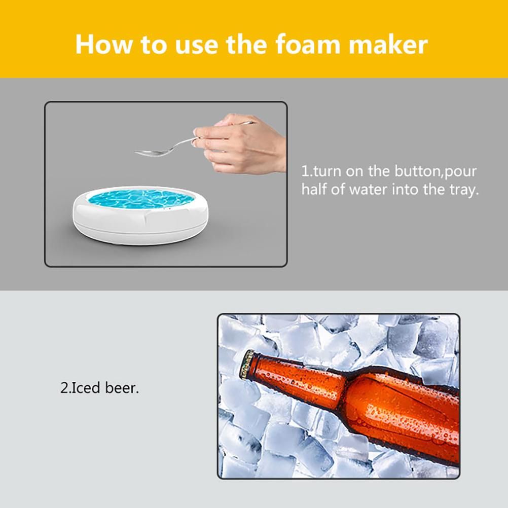 Beer Frother Ultrasonic Beer Foamer Beer Foam Maker for Family Parties Bars