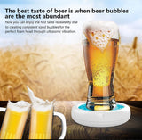 Beer Frother Ultrasonic Beer Foamer Beer Foam Maker for Family Parties Bars - Extra Image