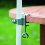 Balcony Umbrella Holder Parasol Table Clamp Patio Beach Umbrella Holder for Parasols 24mm-32mm Diameter - Rear View