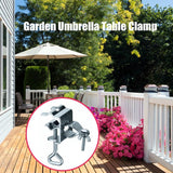 Balcony Umbrella Holder Parasol Table Clamp Patio Beach Umbrella Holder for Parasols 24mm-32mm Diameter - Close-Up Angle