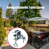 Balcony Umbrella Holder Parasol Table Clamp Patio Beach Umbrella Holder for Parasols 24mm-32mm Diameter