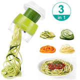 Handheld Spiralizer Vegetable Grater Heavy Duty Veggie Spiral Grater for Salad Carrot Fruit Cucumber Zucchini - Extra Image
