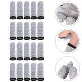 20 Pcs Finger Cots 5 Levels Of Cut Resistant Protective Sleeve Reusable Anti Slip Finger Sleeve for Kitchen Work Sculpture