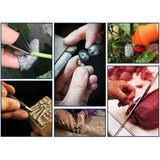 20 Pcs Finger Cots 5 Levels Of Cut Resistant Protective Sleeve Reusable Anti Slip Finger Sleeve for Kitchen Work Sculpture - Low Angle