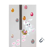 15 Pieces Easter Bunny Refrigerator Magnets Fridge Magnet Sticker Bunny Easter Egg Magnet Sticker Easter Home Kitchen Decoration
