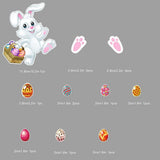 15 Pieces Easter Bunny Refrigerator Magnets Fridge Magnet Sticker Bunny Easter Egg Magnet Sticker Easter Home Kitchen Decoration
