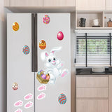 15 Pieces Easter Bunny Refrigerator Magnets Fridge Magnet Sticker Bunny Easter Egg Magnet Sticker Easter Home Kitchen Decoration