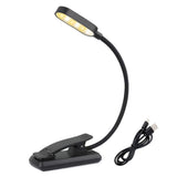 9 LEDs Clip On Book Light USB Rechargeable Reading Light with 3 Adjustable Brightness Levels Long Lasting Lightweight Light
