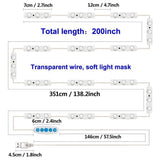 LED Mirror Light Dimmable Mirror Lighting with 45 Leds DIY Make Up Light for Dressing Table USB Makeup Mirror Light